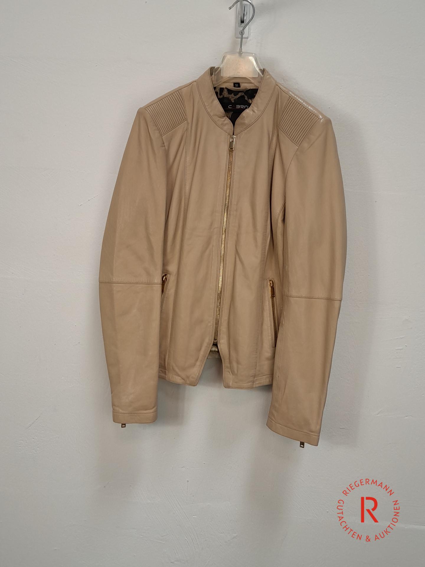 DAMEN LEDERJACKE GRÖSSE 38